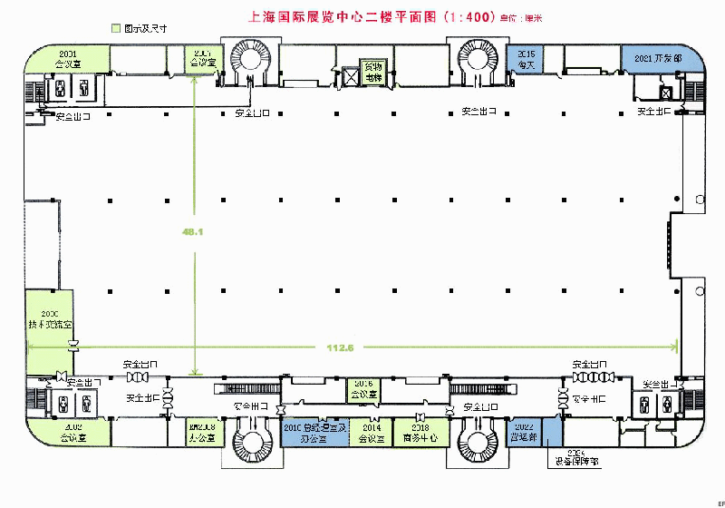 上海國(guó)際展覽中心場(chǎng)館圖
